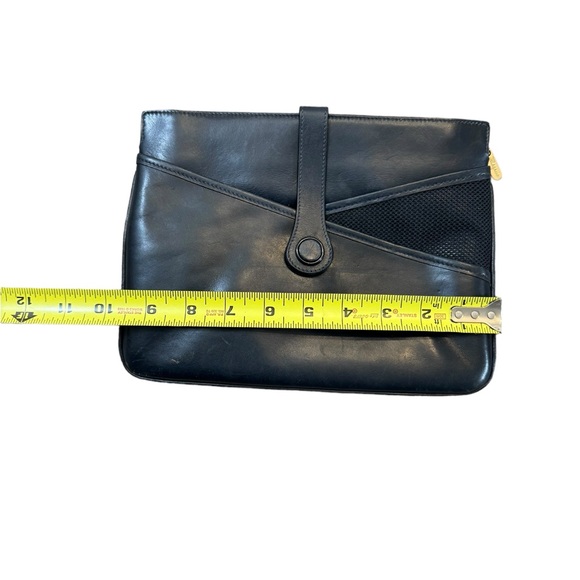 Salvatore Ferragamo Vintage Firenze 5 Navy Blue Paneled Crossbody Bag - Picture 11 of 12